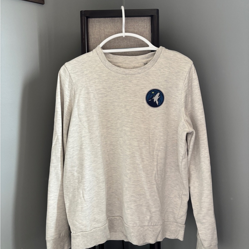 Light Gray Minnesota Timberwolves Crewneck